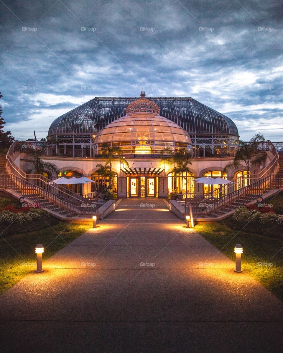 The conservatory.