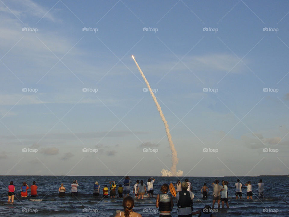 ocean sky water rocket by dslmac2