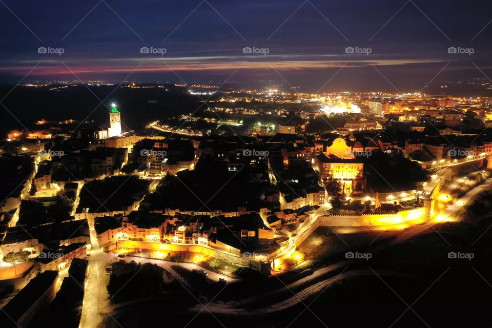Cervera de noche