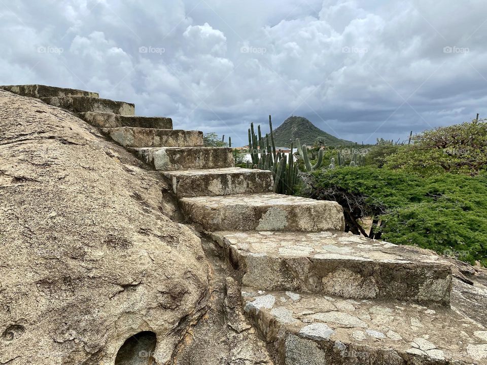 Casibari Rock Formation in Aruba