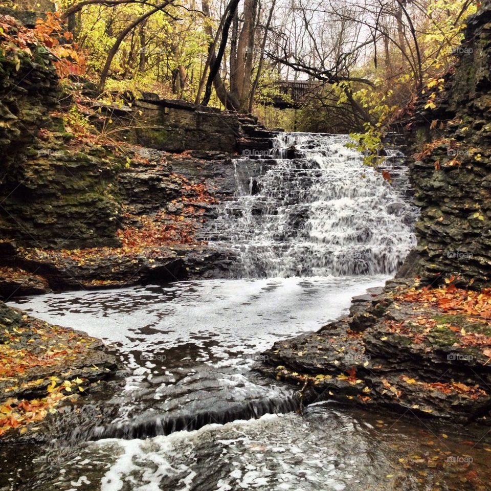 Fall waterfall