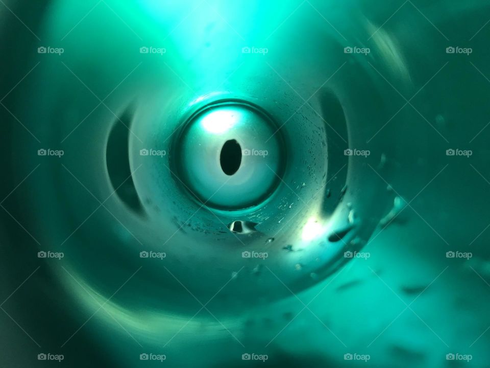 An inanimate object resembling the beauty of the depths of oceans or the azure sky.