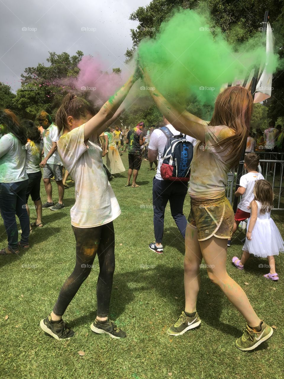 Color festival splash