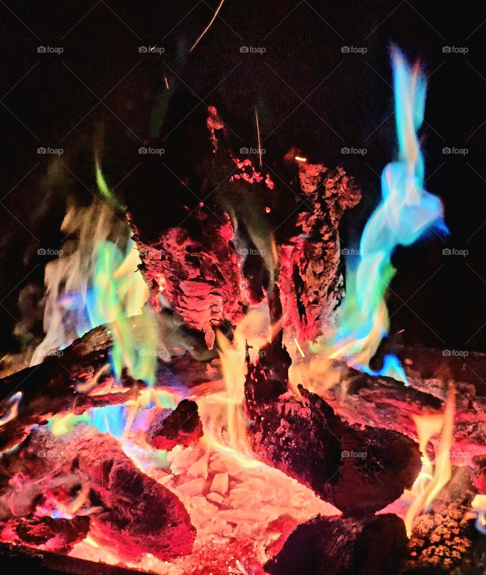 Faces within the Fire