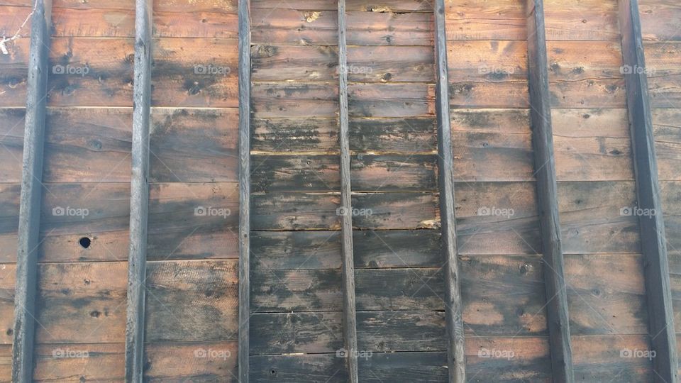 Old Wooden Barn Wall