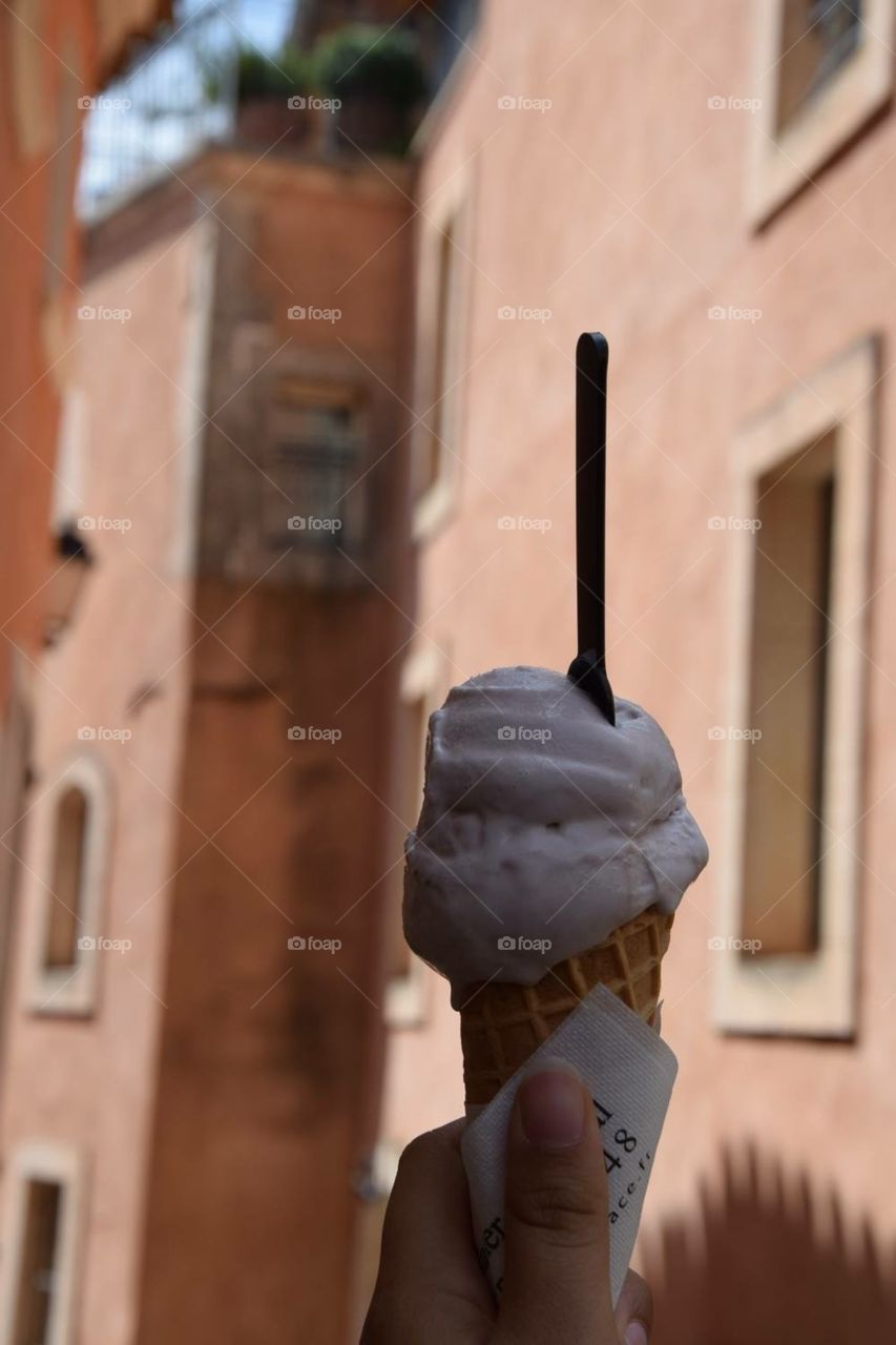 Ice cream in south of France is a must needed