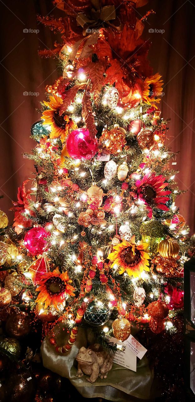 Sunflower Christmas tree