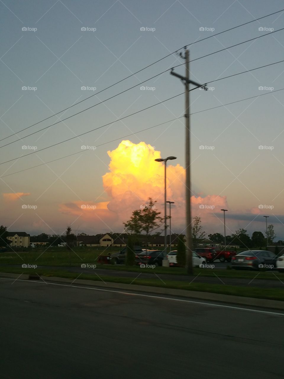 crazy cloud formation