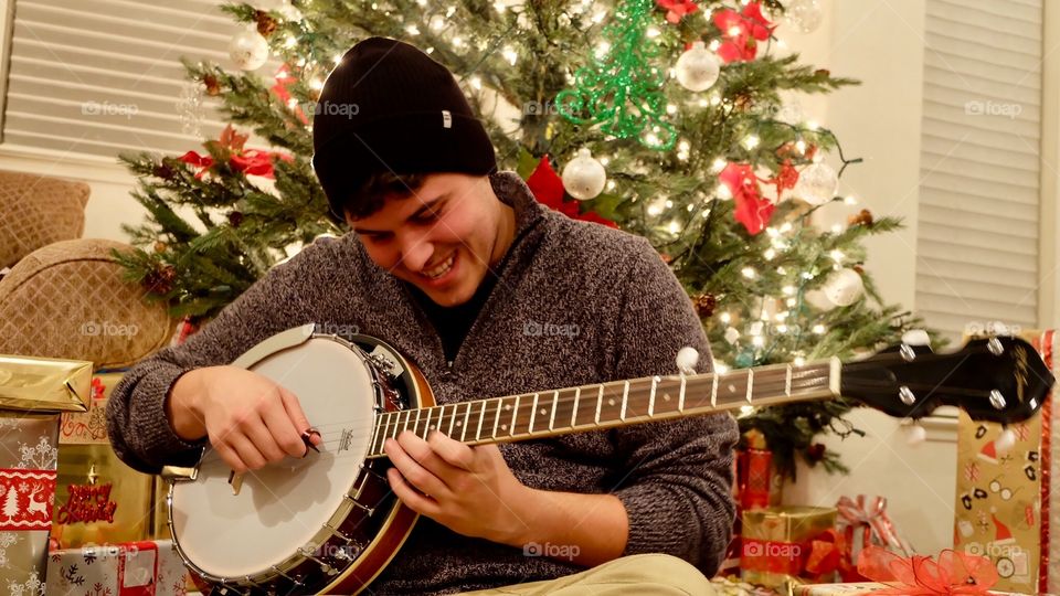 Music, Musician, Instrument, Guitar, Christmas