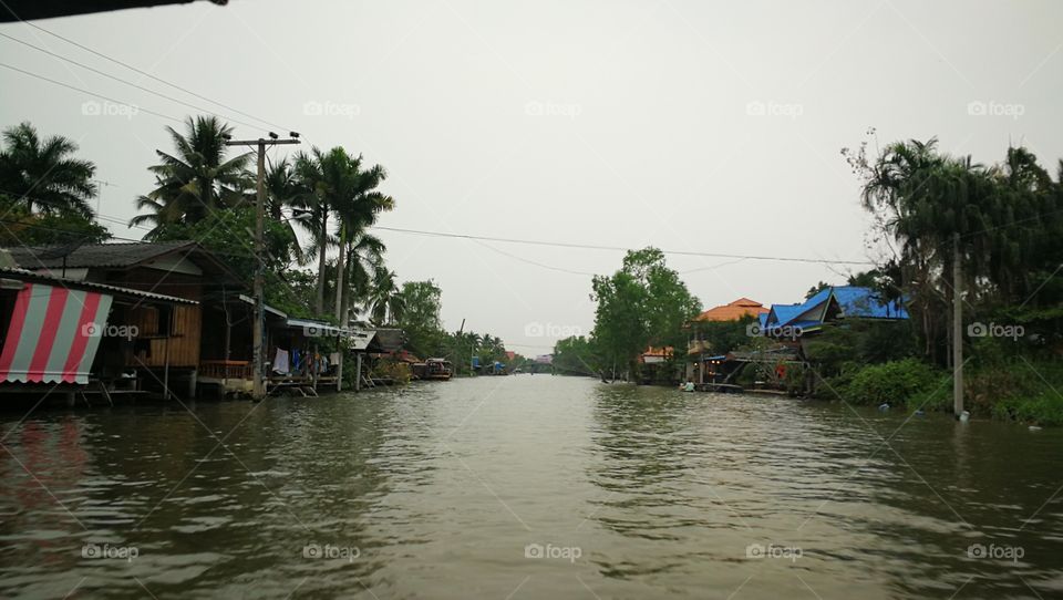 Canal in Thailand