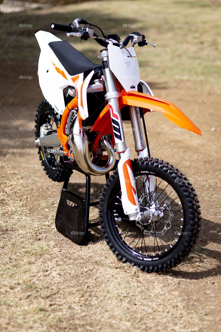 KTM 85SX Motorcycle Front