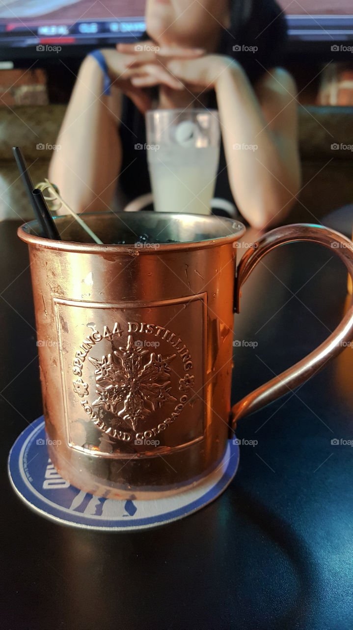 Having drinks at the Veiwtop