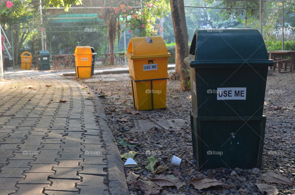 Garbage, Bin, Trash, Waste, No Person