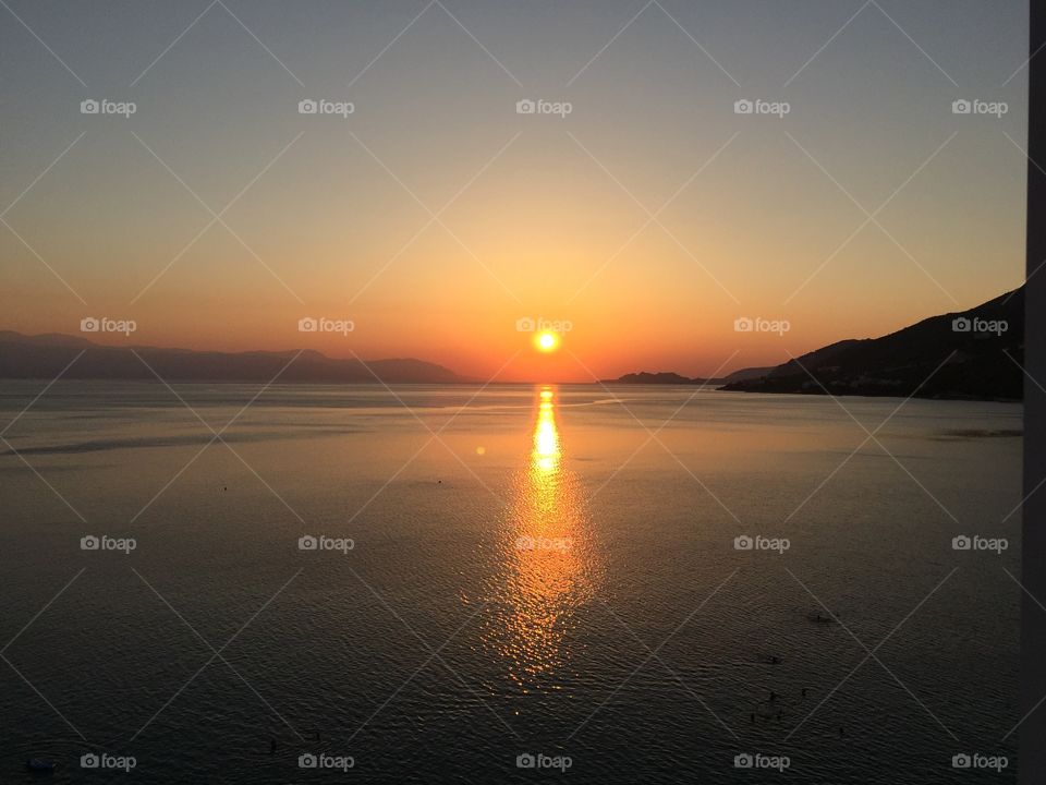 Sunset in Greece