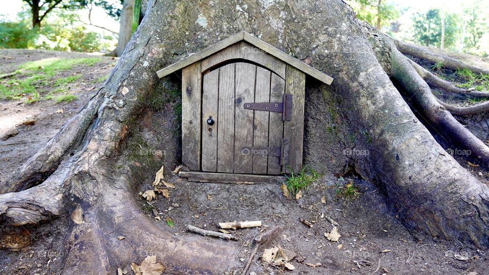 Fairy house in the forest