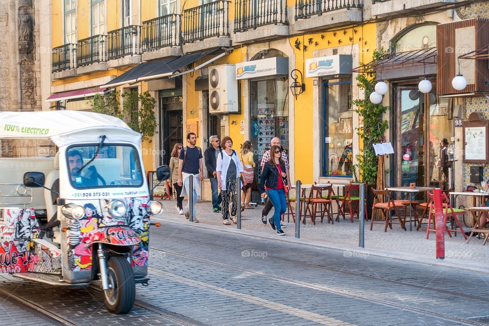 Streetview, Alfama, Lisbon, Portugal