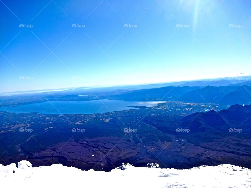 Volcano Villarrica in Púcon, Chile