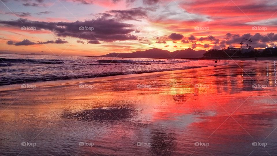 Sunset, Water, Dawn, Dusk, Sea