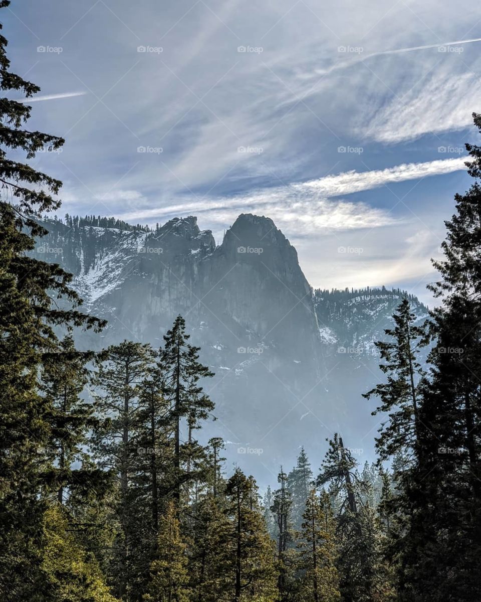 Snow, Wood, No Person, Mountain, Landscape