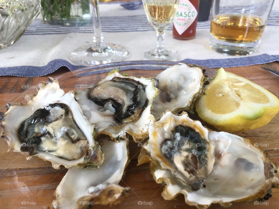 Oysters for dinner 