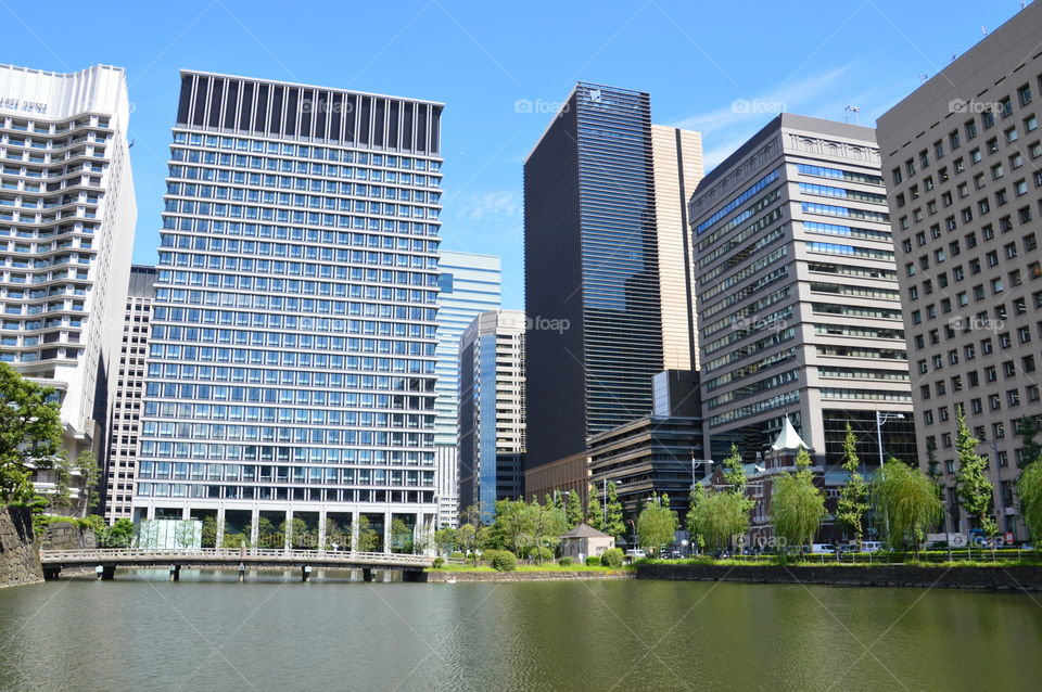 Tokyo Skyline Around The Imperial Palace