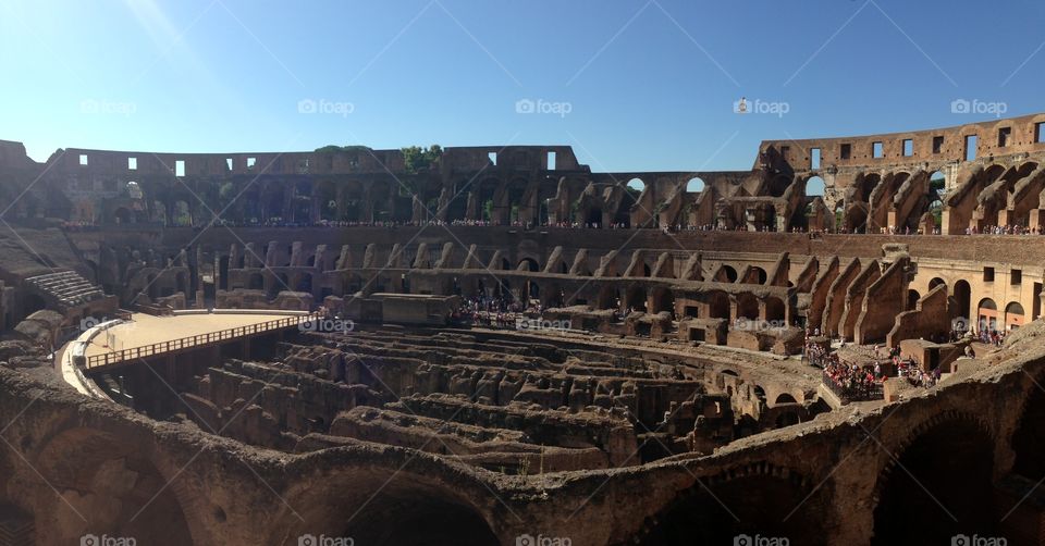 Interior Colosseum Panoramic 