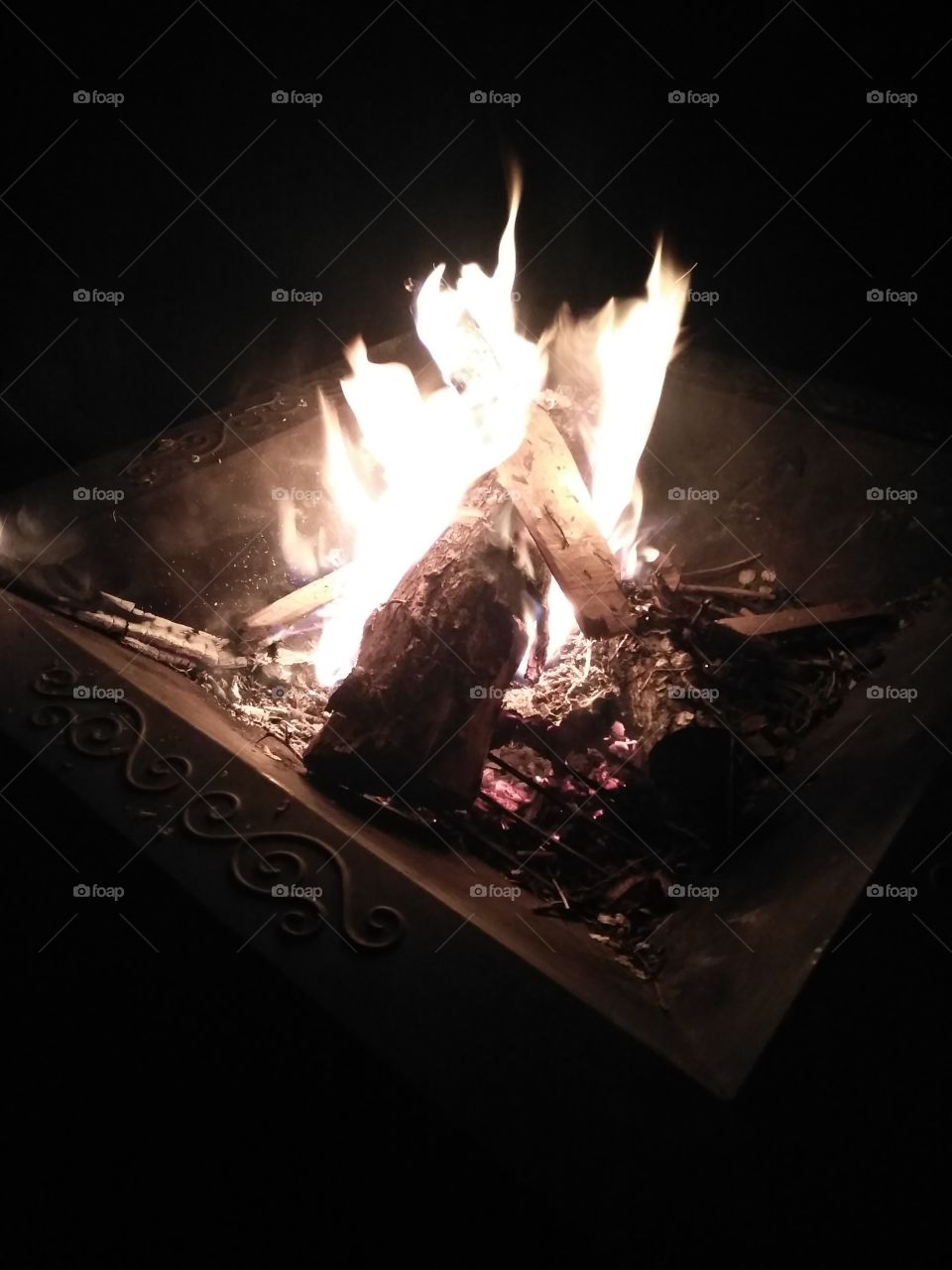 Sitting Fireside
