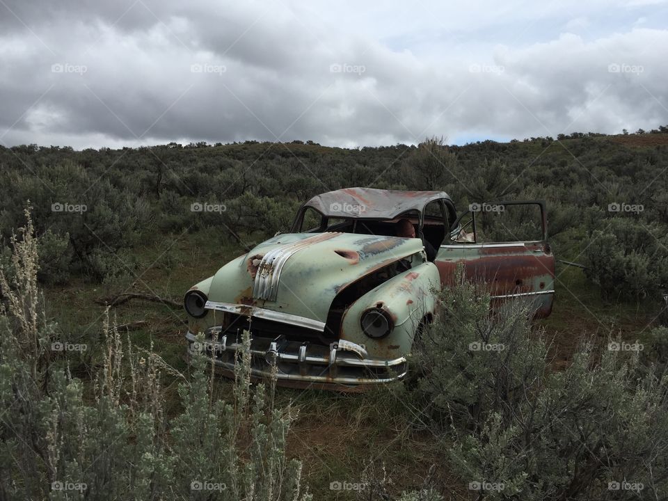 Abandoned Pontiac Eight 2/2