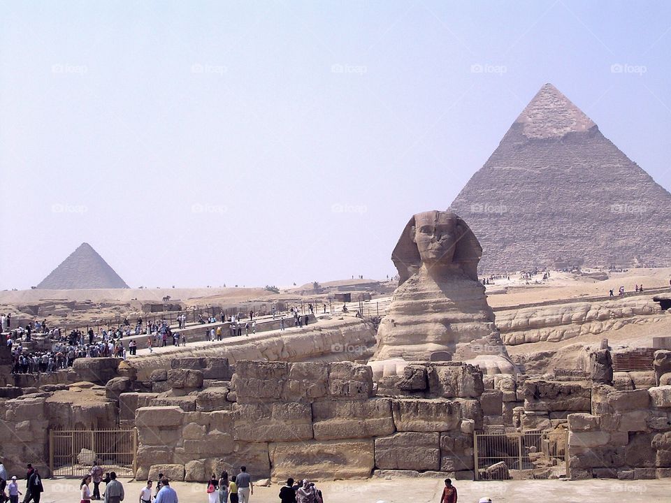 Plains of Giza. You feel insignificant near one of the seven wonders of clasic world.