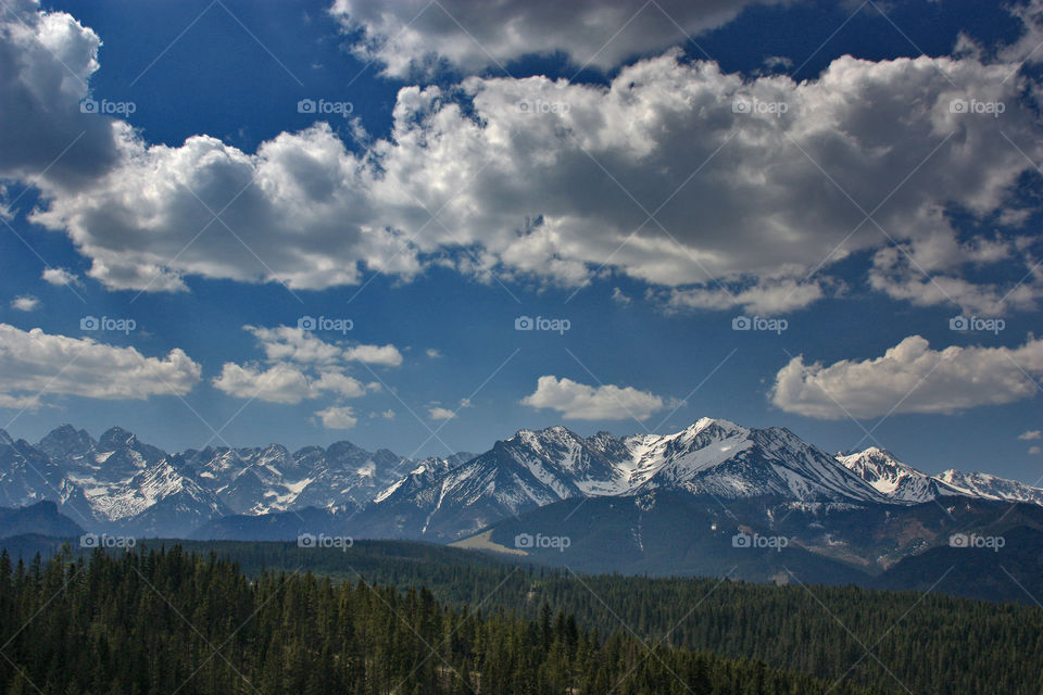 Mountains landscape