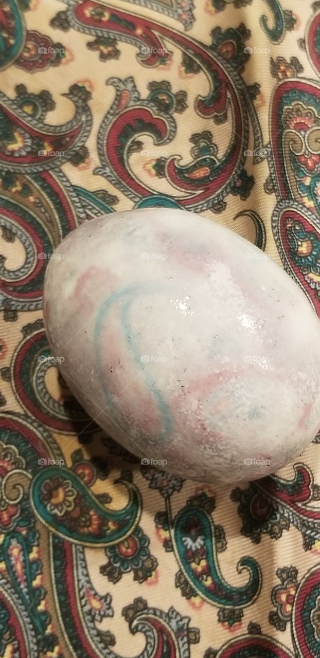 silk tie egg coloring