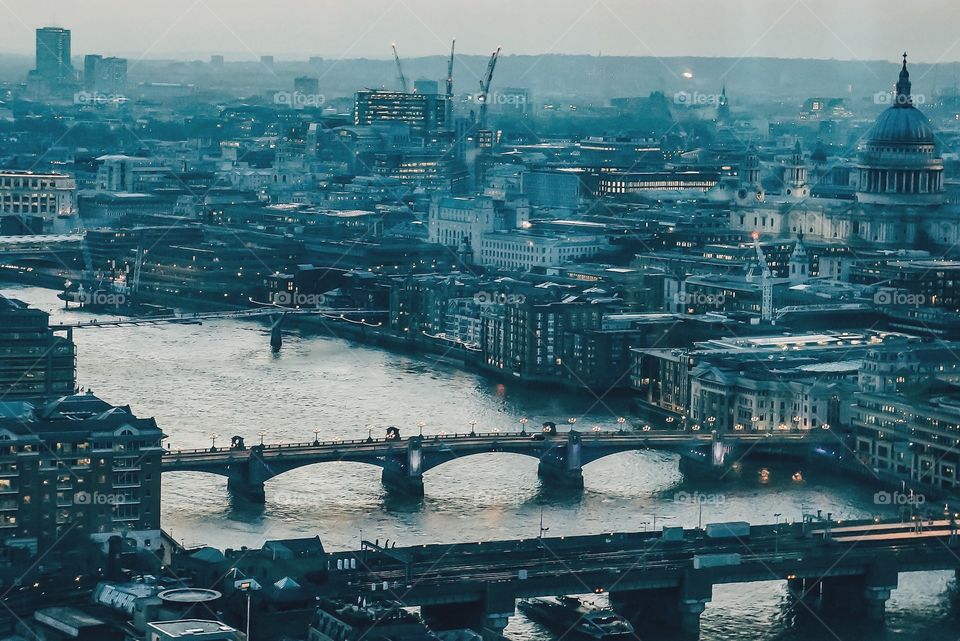 London from above