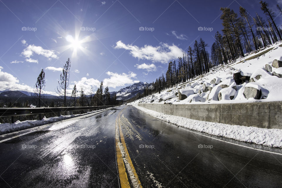 Transportation System, Snow, Travel, Road, Winter
