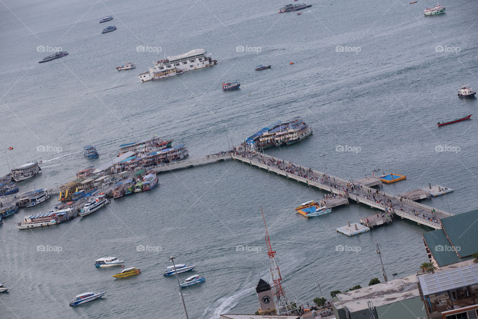 Sea port in Thailand 