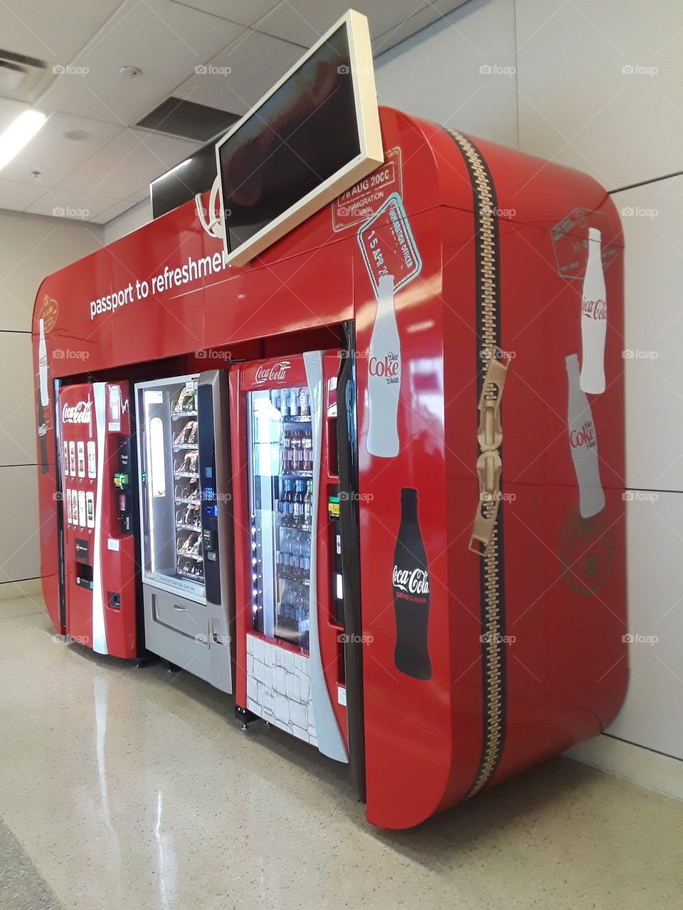 Coke vending machine