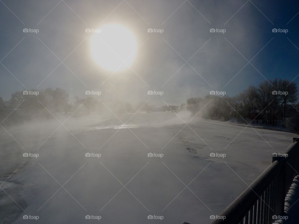 Frigid Morning In Saratoga 