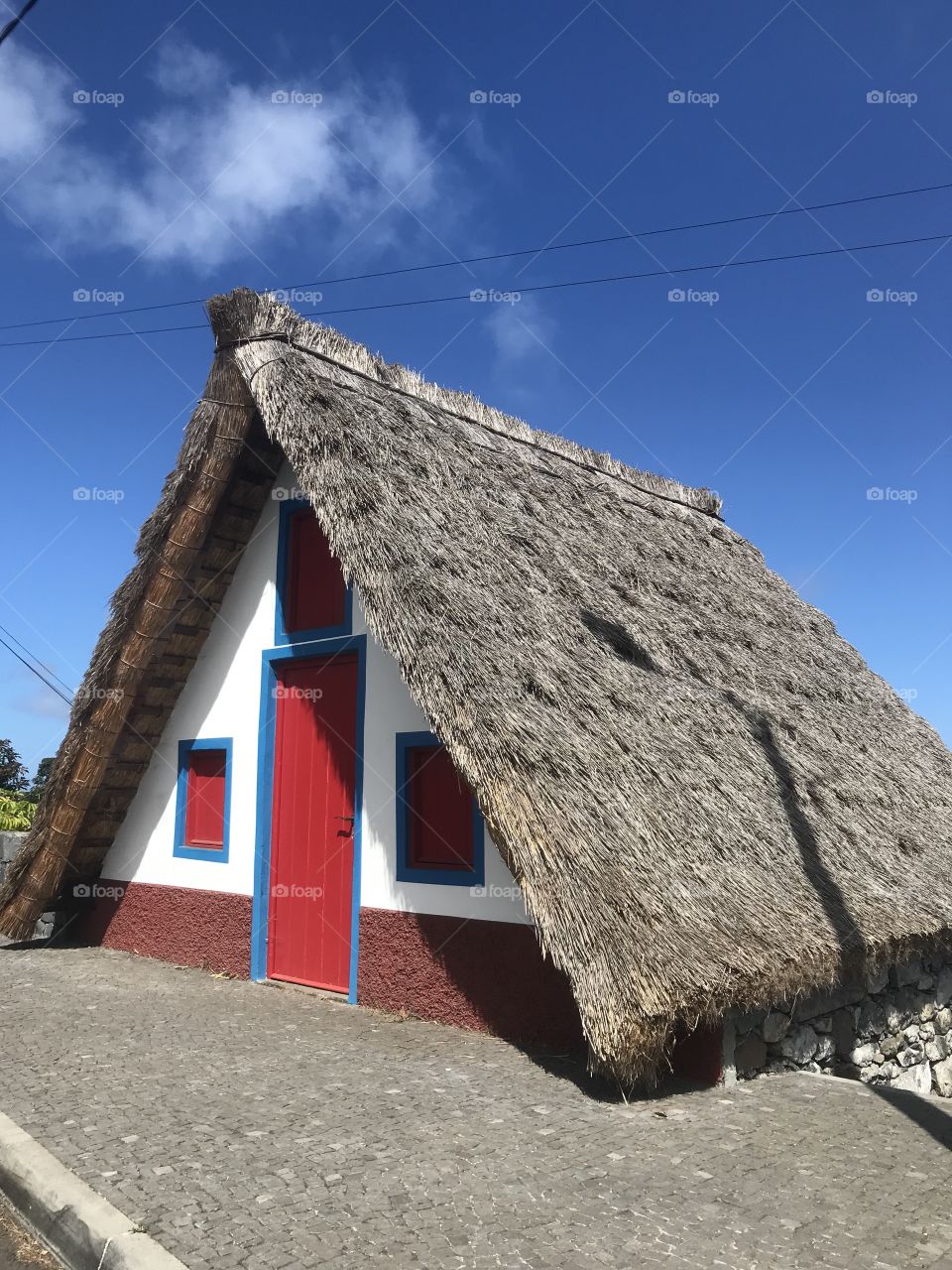 Santana, tipical house, Ilha da Madeira 