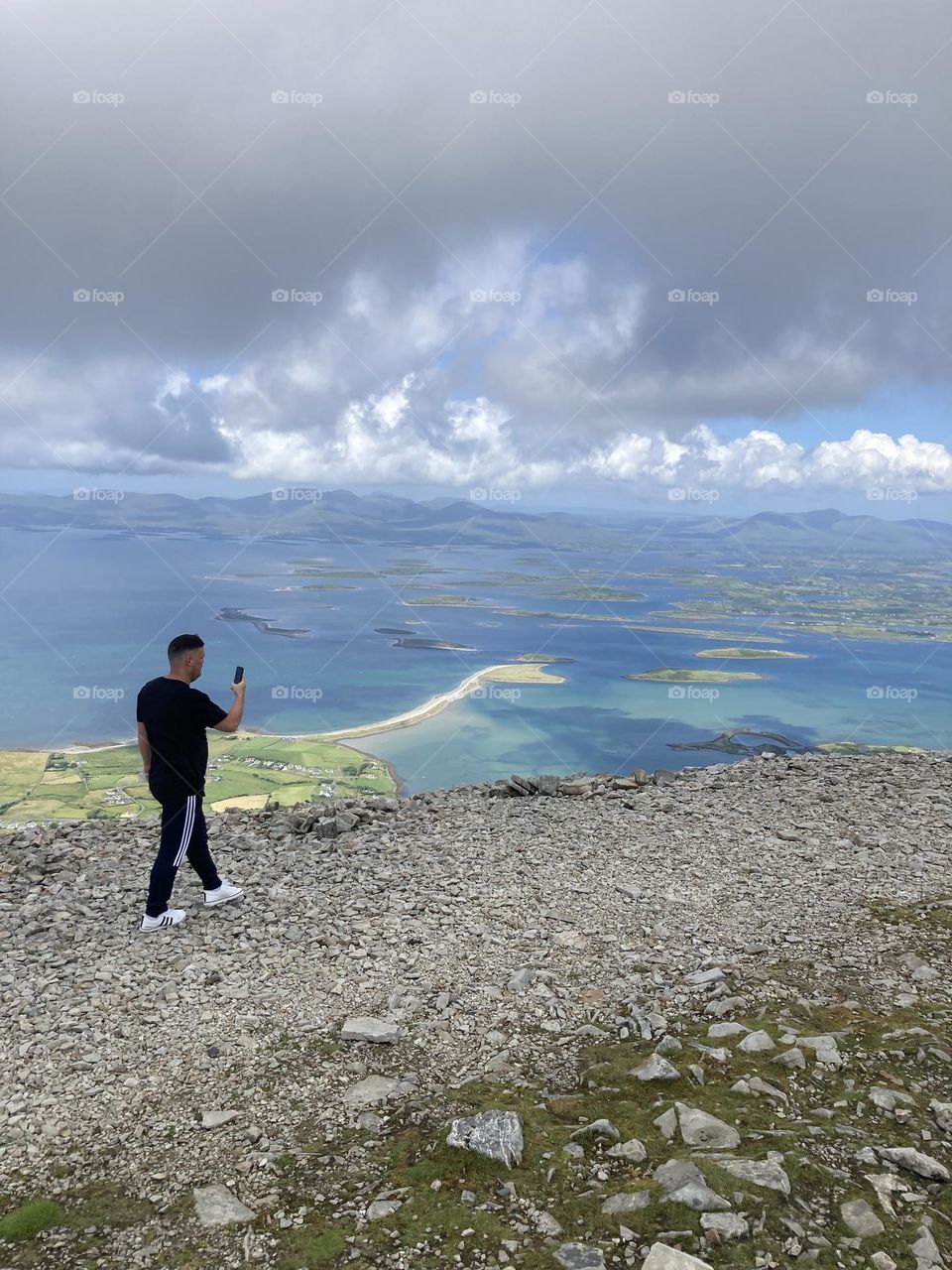 On top of Croagh Patrick 