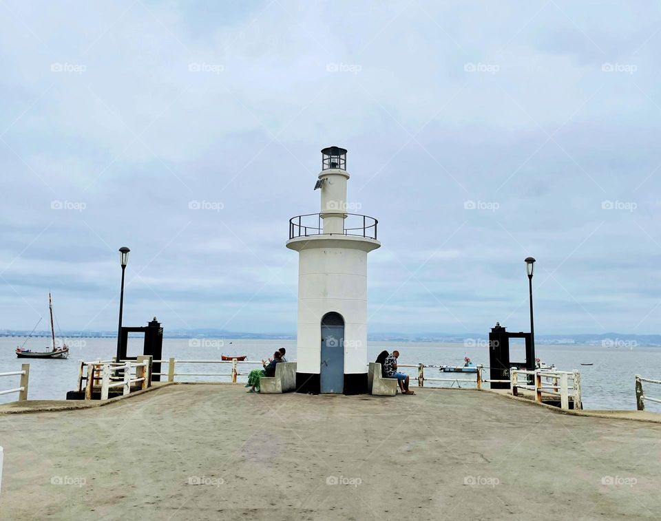 Lighthouse in Alcochete, Portugal 