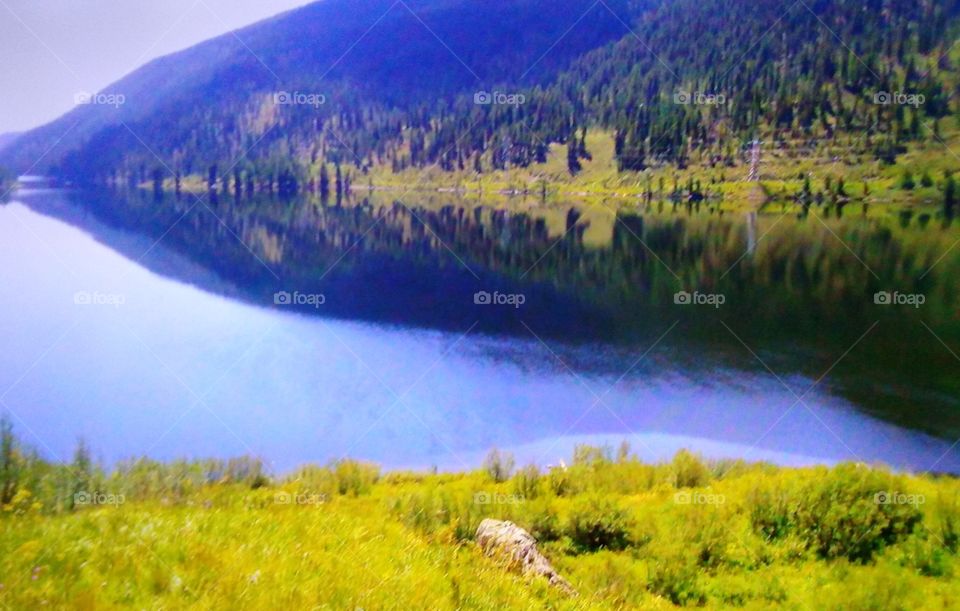 Lake Алтай Mountain altay
