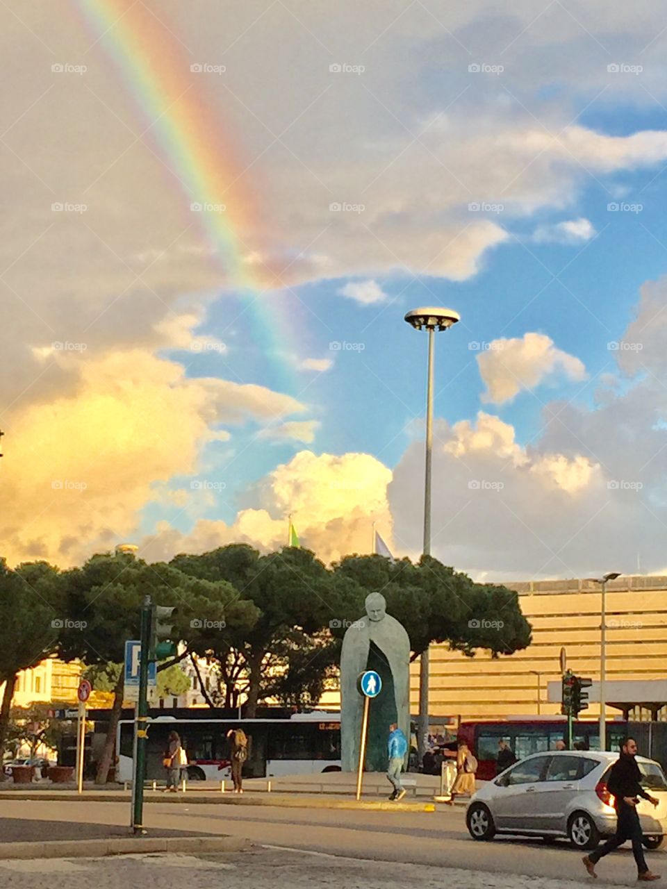 Rainbow Rome Italy 