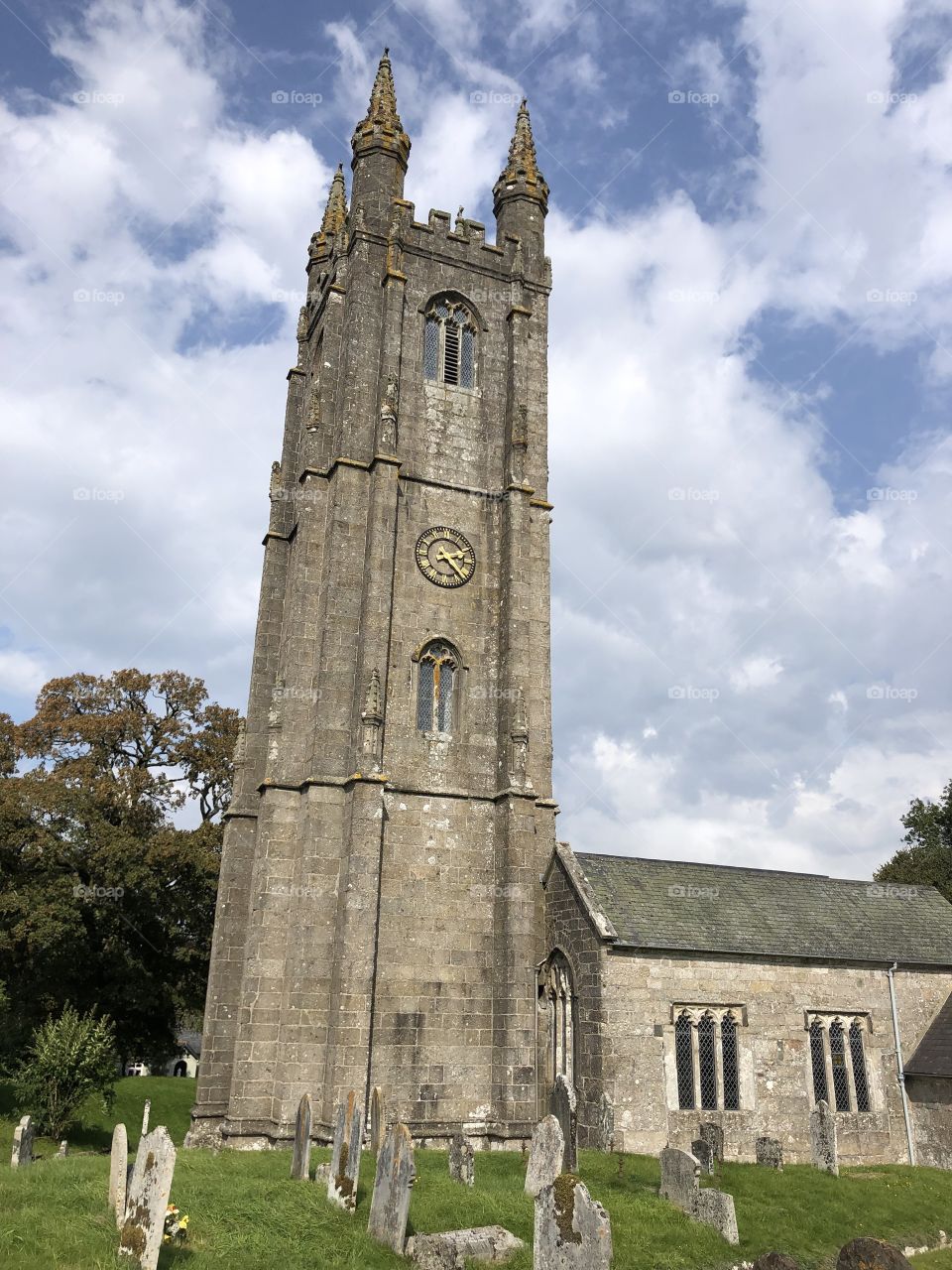 A nice portrayal of one of the best loved Dartmoor churches on the Dartmoor National Park. This is of course St Pancras Church in Widecombe in Devon.