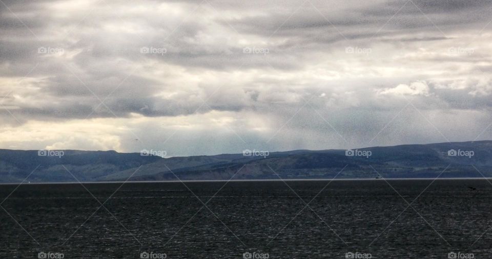 View through a campervan window