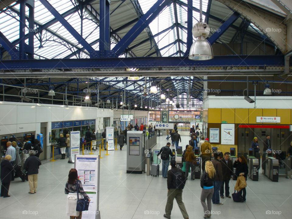 THE EARL'S COURT STATION LONDON, ENGLAND