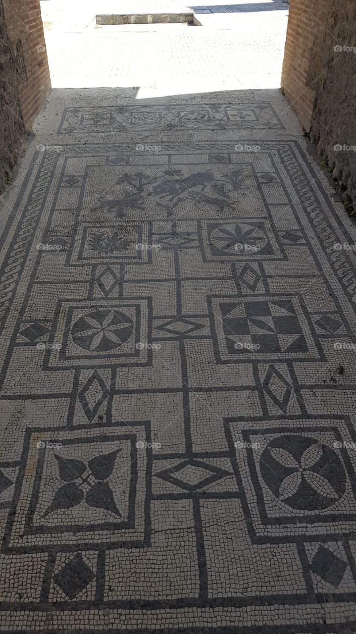 Roman mosaics, Italy flooring