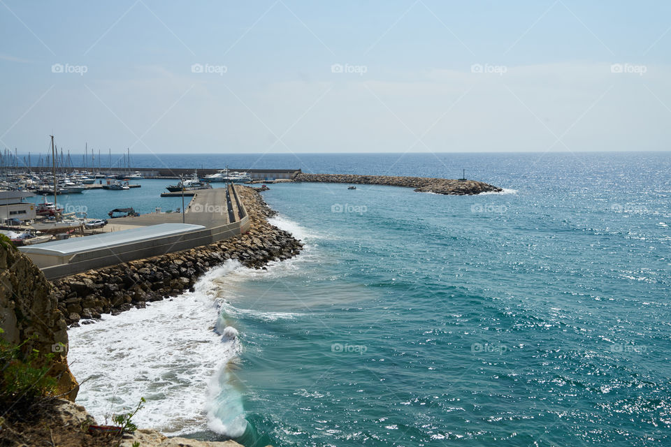 View of harbor