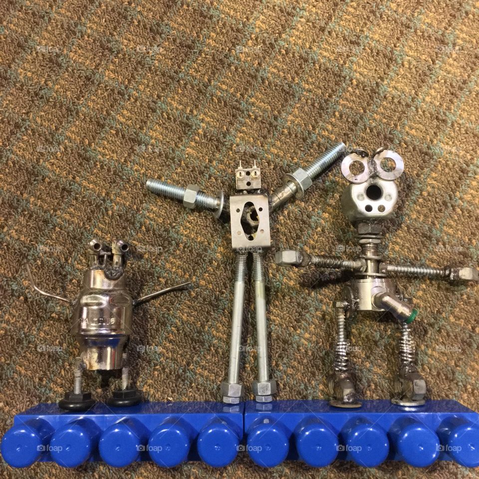 Welded robots 