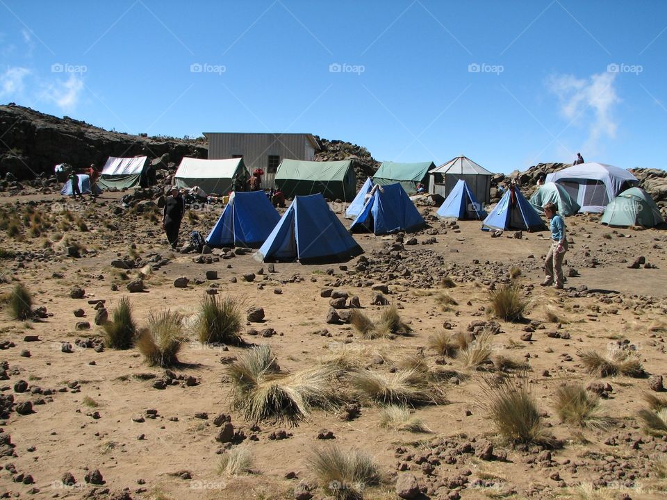 Kilimanjaro campsite 2006