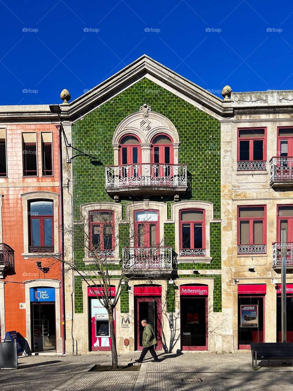 Building in Póvoa de Varzim, Portugal