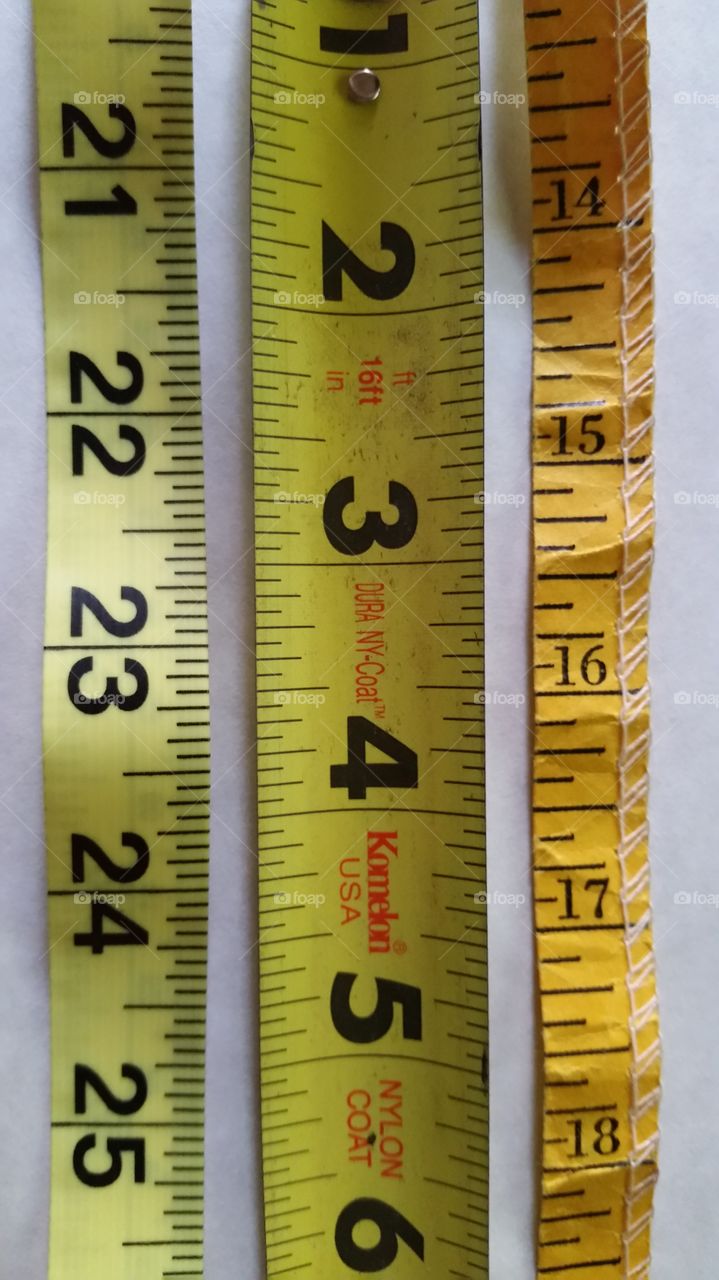 measuring tapes